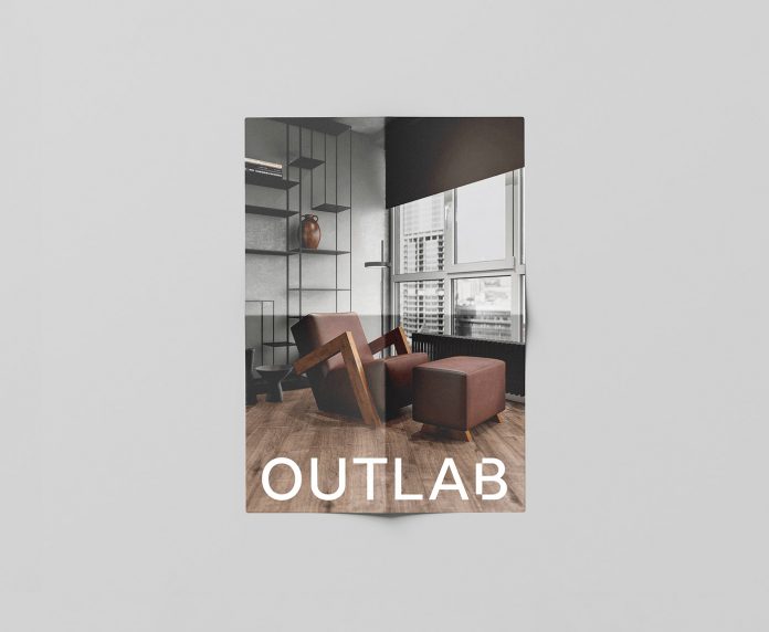 OUTLAB brand identity design by Dmytro Khrunevych in collaboration with Andriy Konstantynov of Mint Type