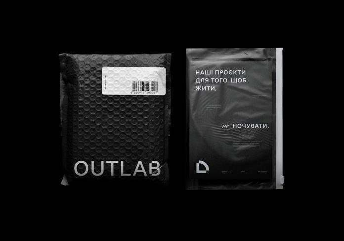 OUTLAB brand identity design by Dmytro Khrunevych in collaboration with Andriy Konstantynov of Mint Type