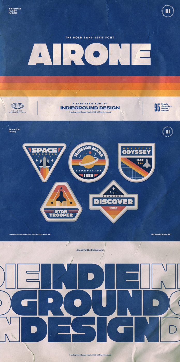 Airone Font by Indieground Design Inc.