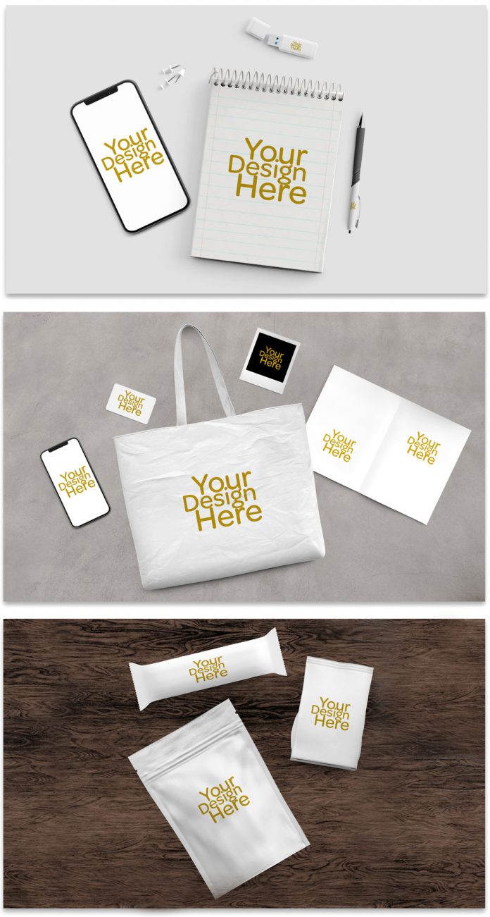Business Collateral Merchandise Mockup Set