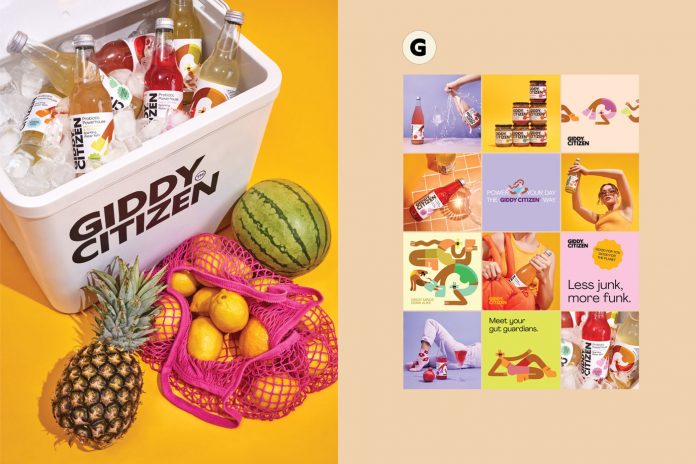 Giddy Citizen branding by Smack Bang