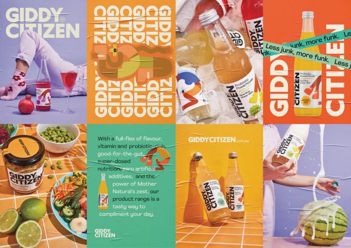 Giddy Citizen branding by Smack Bang
