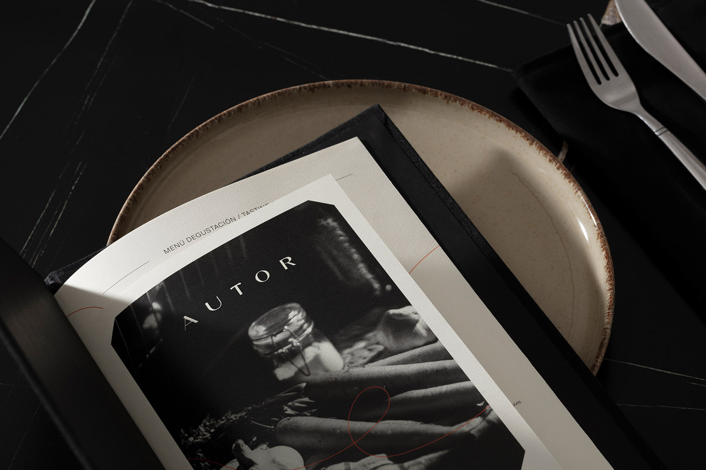 Autor restaurant branding by The Branding People