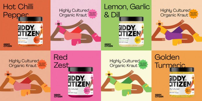 Giddy Citizen branding by Smack Bang