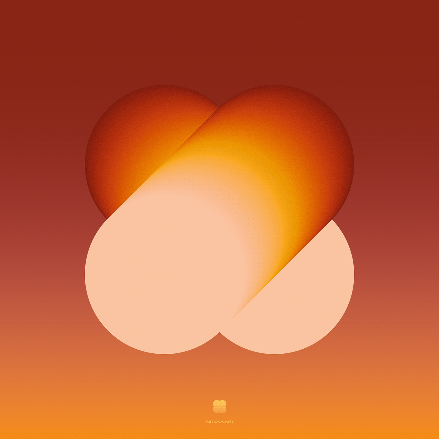 An exercise of shapes, colors and gradients by Retoka