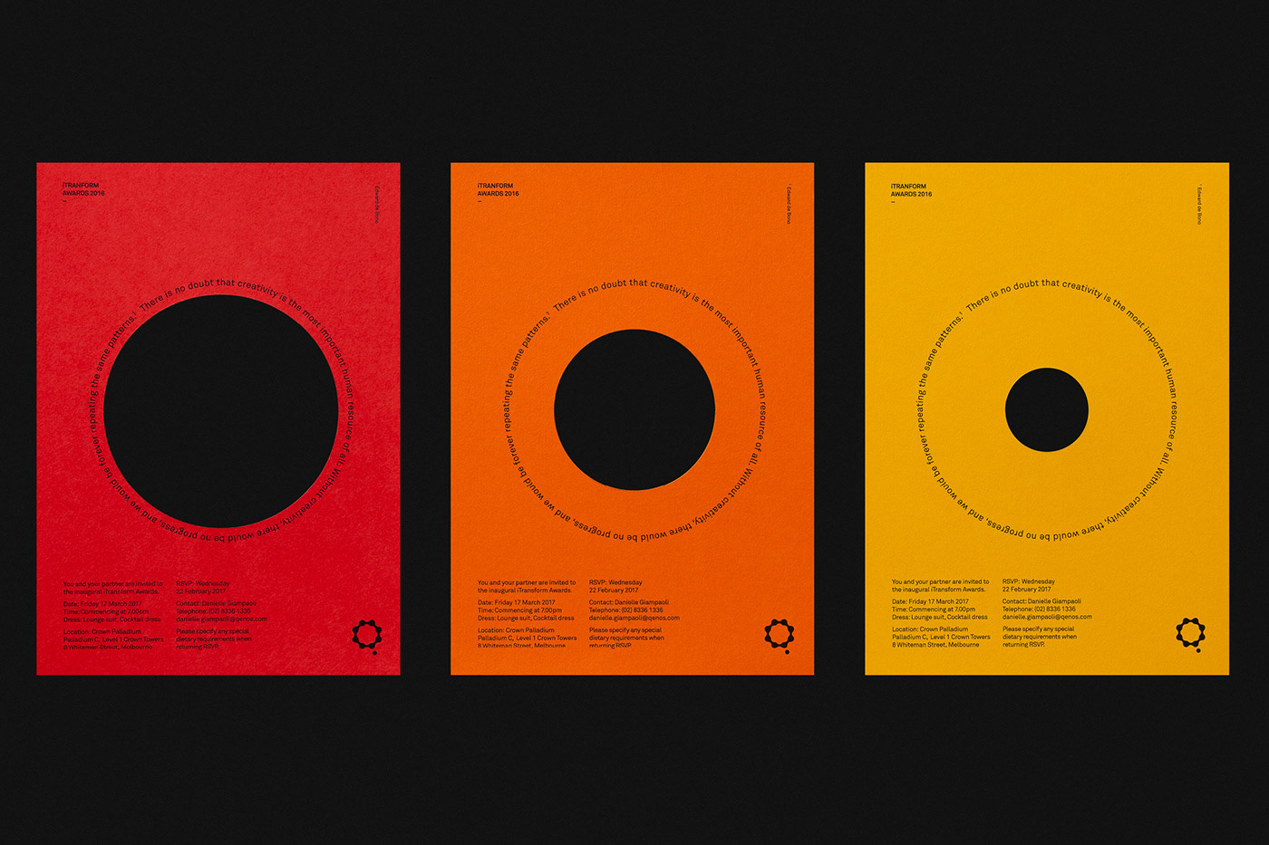 Qenos iTransform branding by Pop & Pac Studio