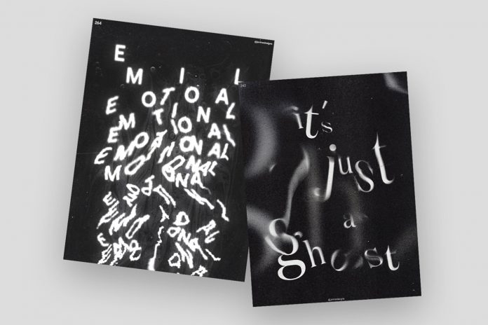 365 Days of Grunge Typography Posters by Janine Heinrichs