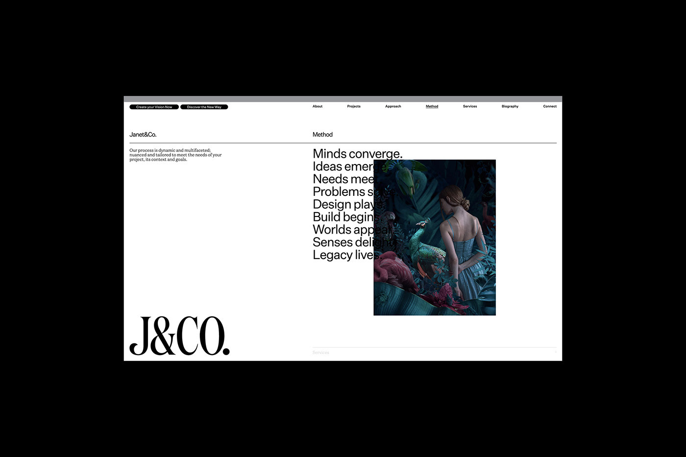 Janet&Co branding by Pop & Pac Studio