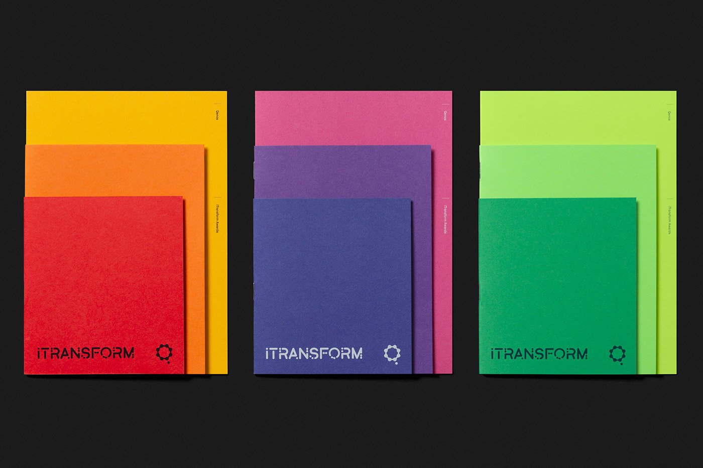 Qenos iTransform branding by Pop & Pac Studio