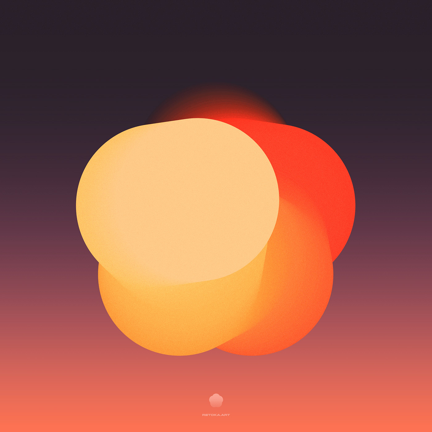 An exercise of shapes, colors and gradients by Retoka