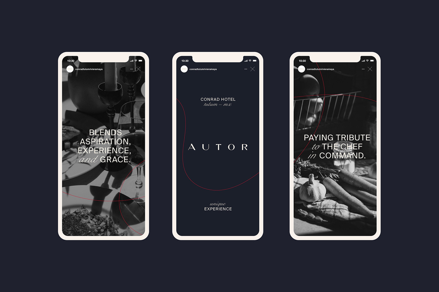 Autor restaurant branding by The Branding People