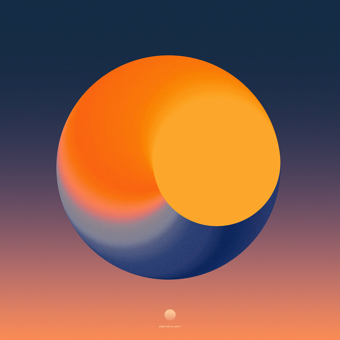An exercise of shapes, colors and gradients by Retoka