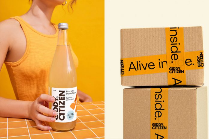 Giddy Citizen branding by Smack Bang