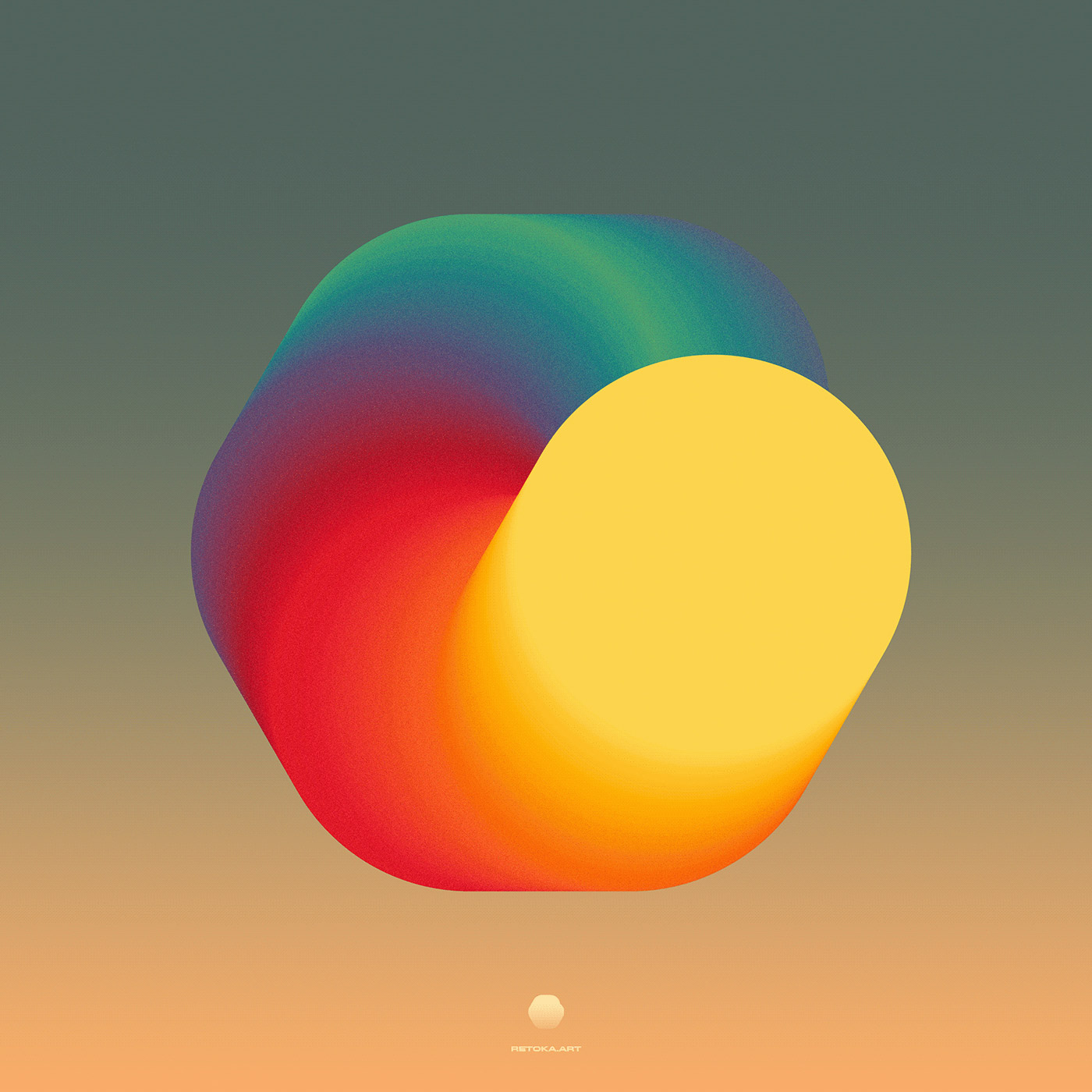 An exercise of shapes, colors and gradients by Retoka