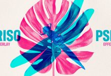 Adobe Photoshop Risograph Double Exposure Print Effect Mockup