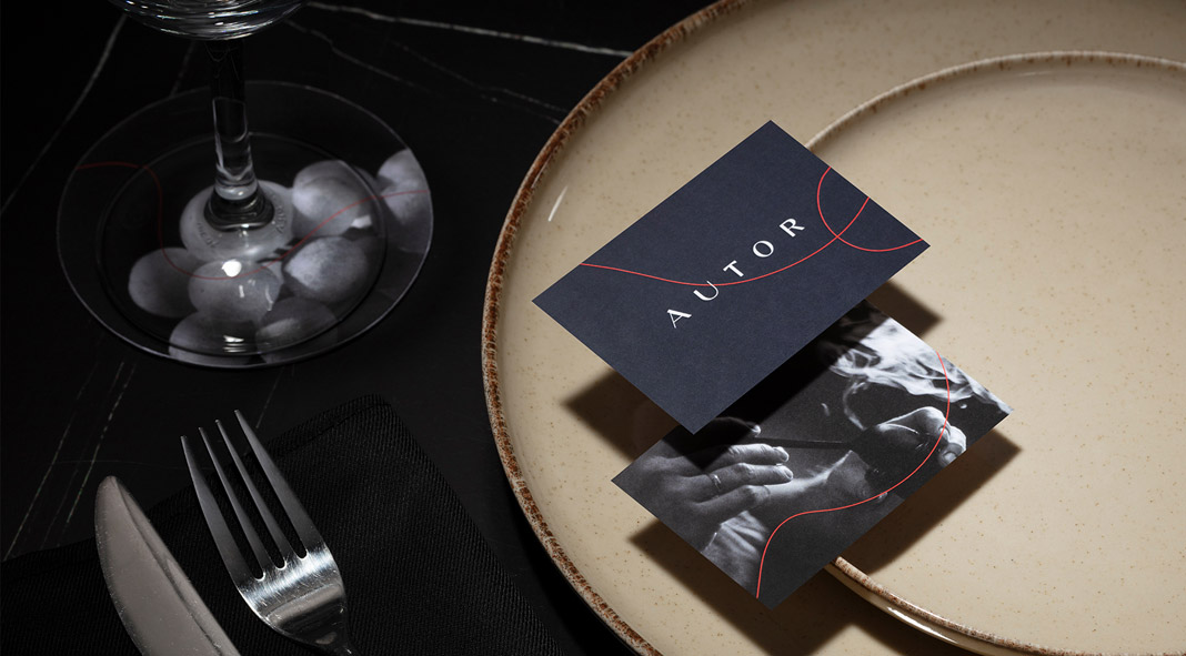 Autor restaurant branding by The Branding People Autor restaurant branding by The Branding People