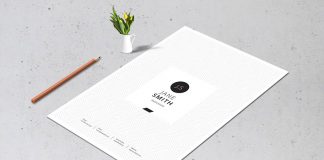 Black and White Resume and Cover Letter Template for Adobe InDesign