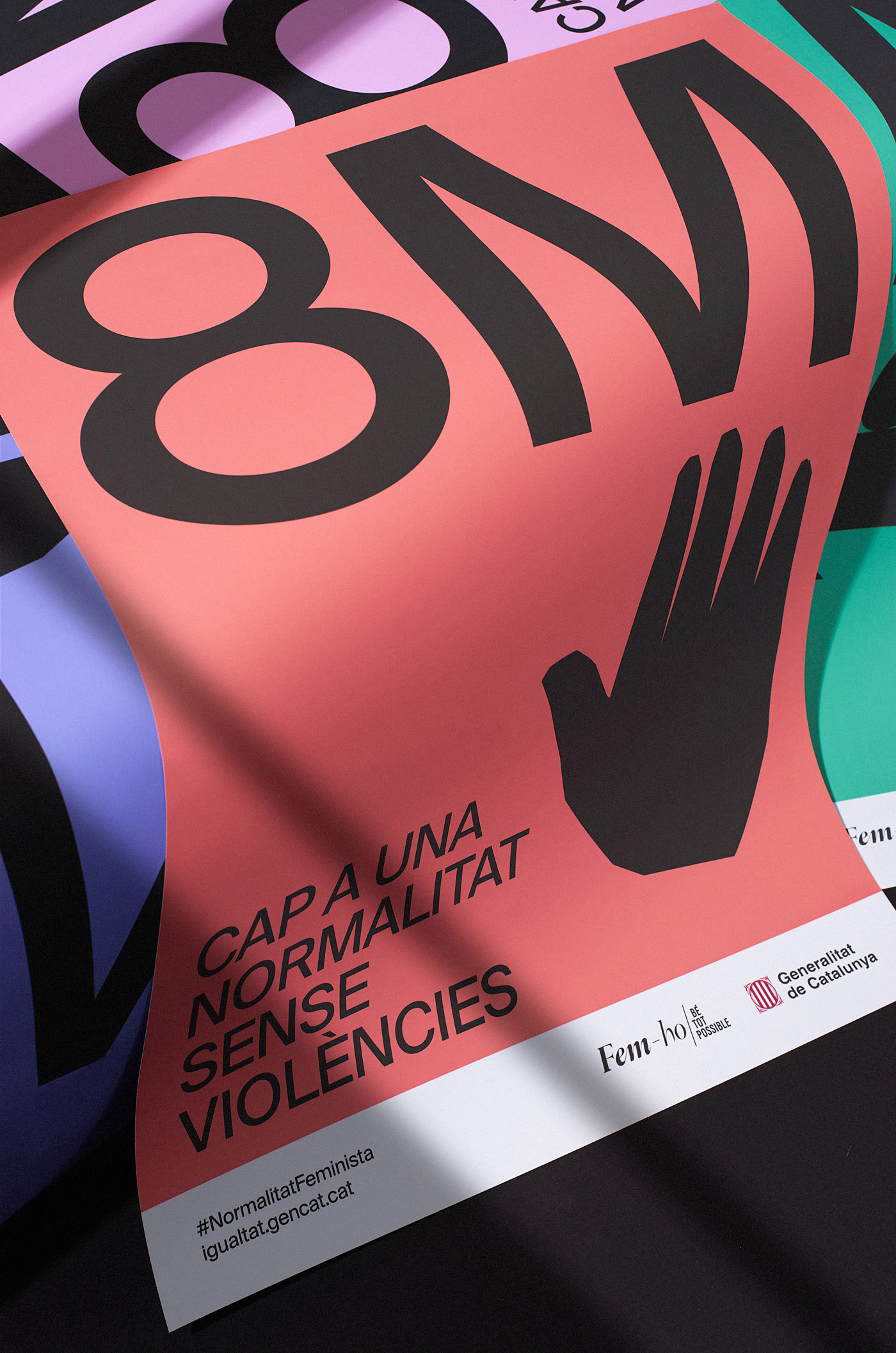 8M Campaign - Normalitat Feminista - Design by Studio Eva Vesikansa