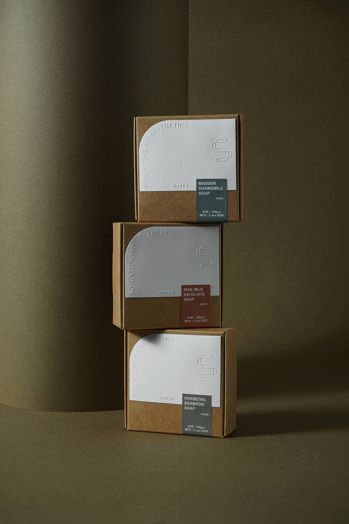 SISA brand and packaging design by ALAND Studio