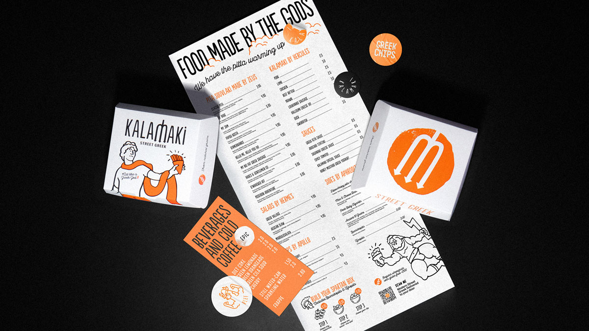 Kalamaki branding by Brandon Archibald
