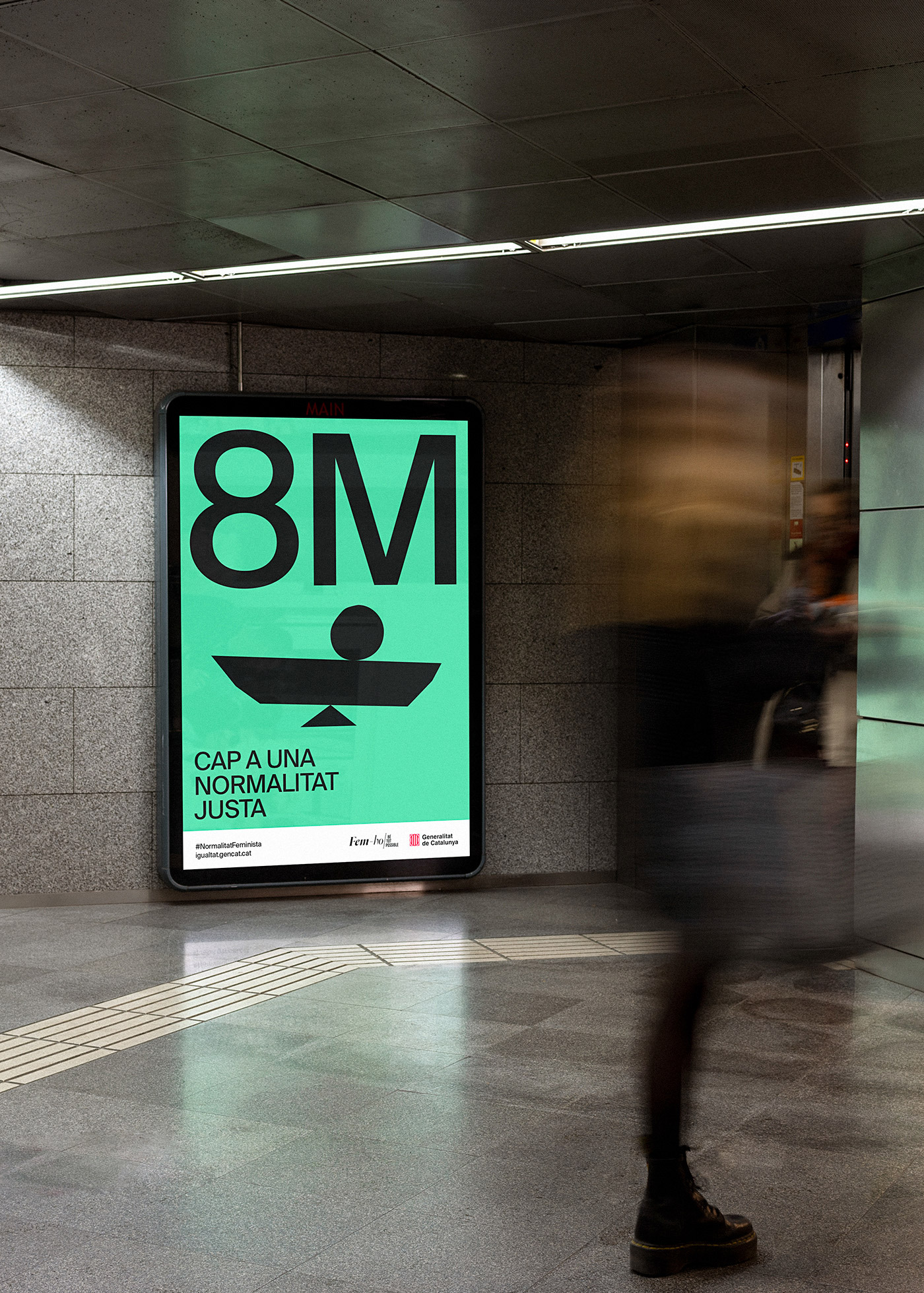 8M Campaign - Normalitat Feminista - Design by Studio Eva Vesikansa