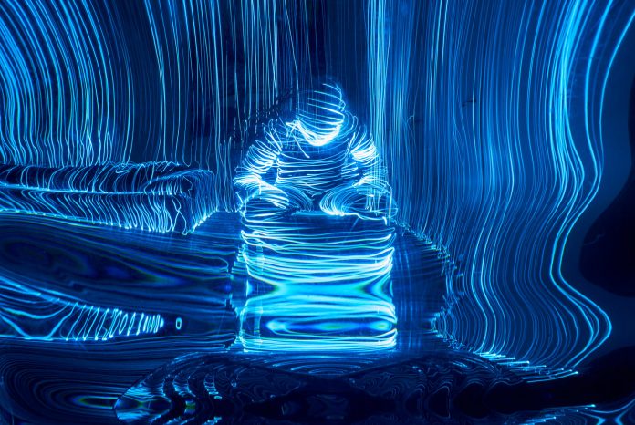 Light art photo by Janne Parviainen