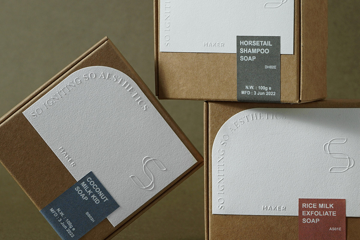 SISA brand and packaging design by ALAND Studio