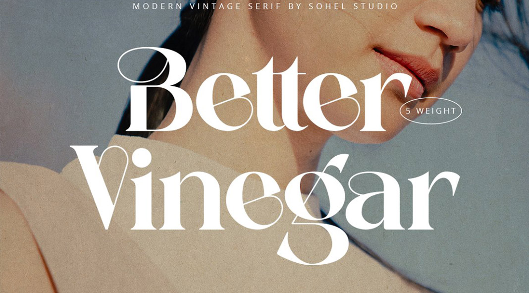 Better Vinegar Font Family by Sohel Studio Better Vinegar Font Family by Sohel Studio