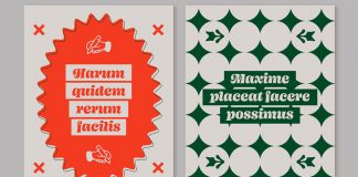 Trendy Social Media Templates with Flat Vector Graphics