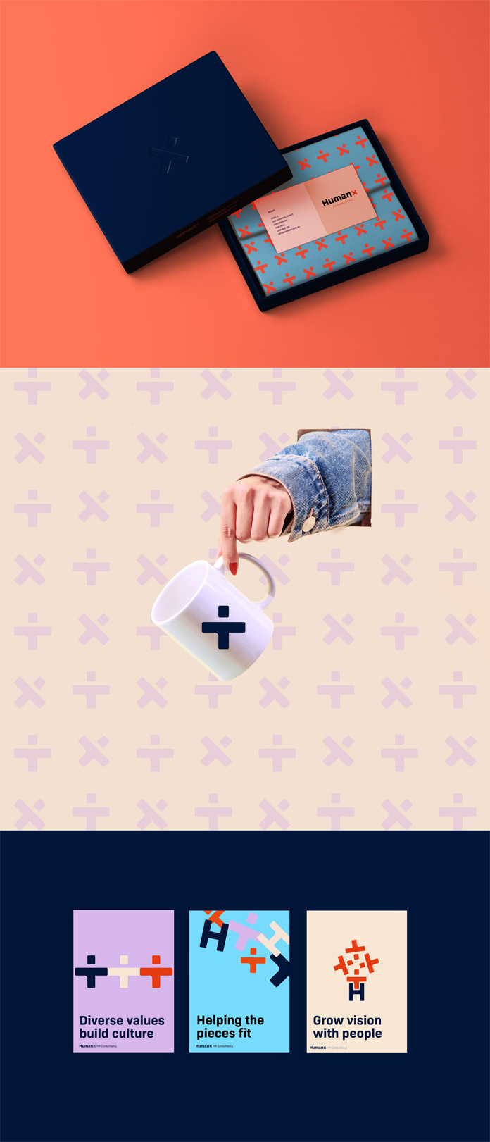 HumanX branding by Tiny Giants Co