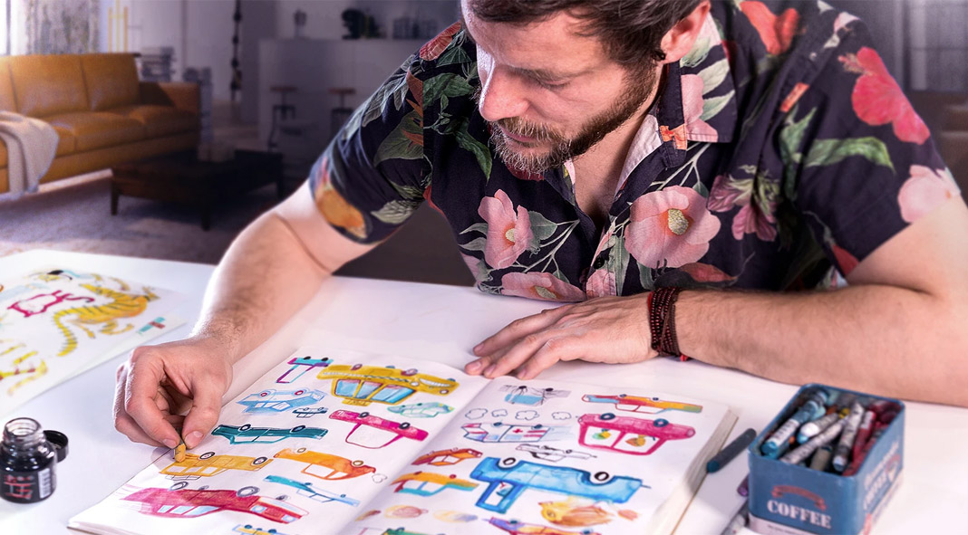 Learn creative illustration techniques with this online course by Adolfo Serra Learn creative illustration techniques with this online course by Adolfo Serra