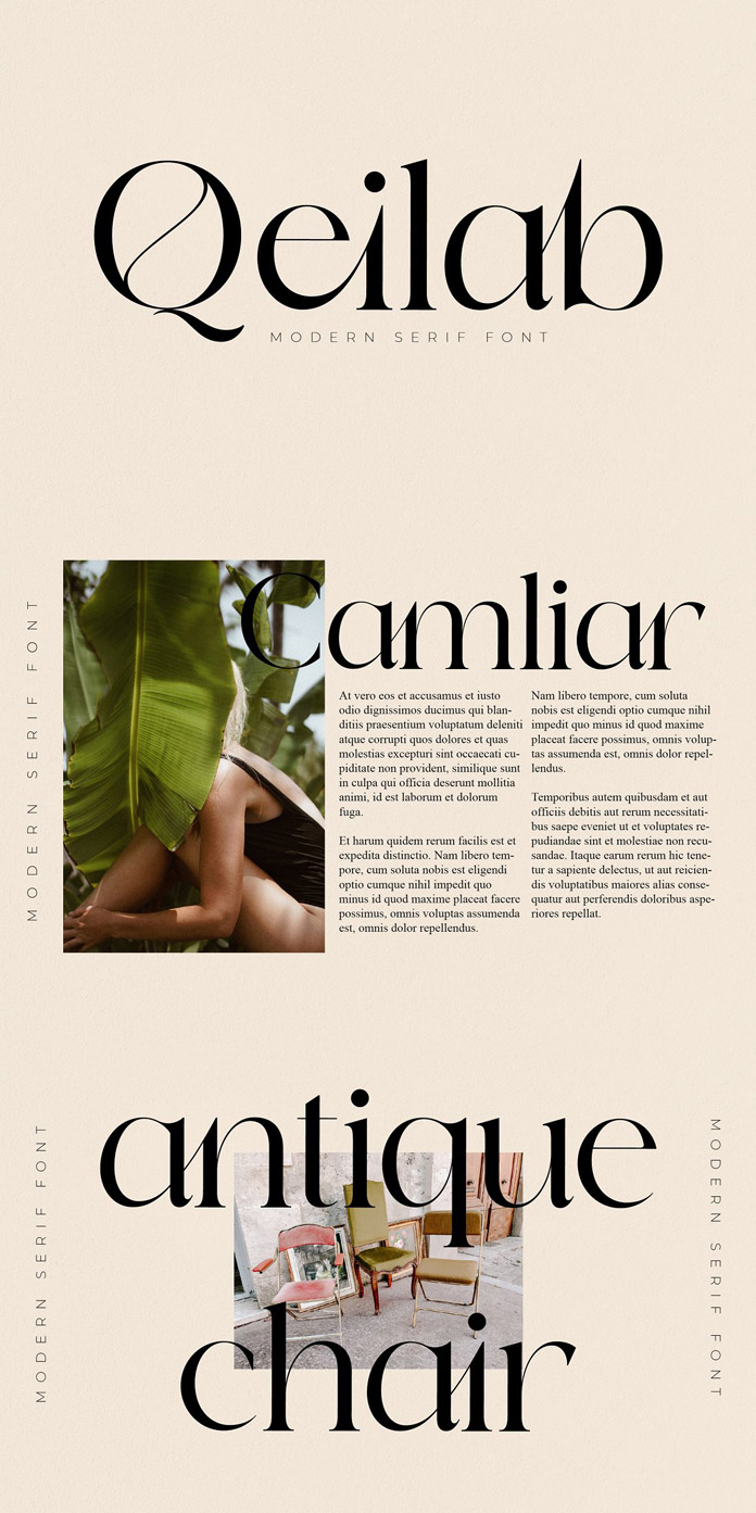 Qeilab Modern Serif Font by Storytype Studio