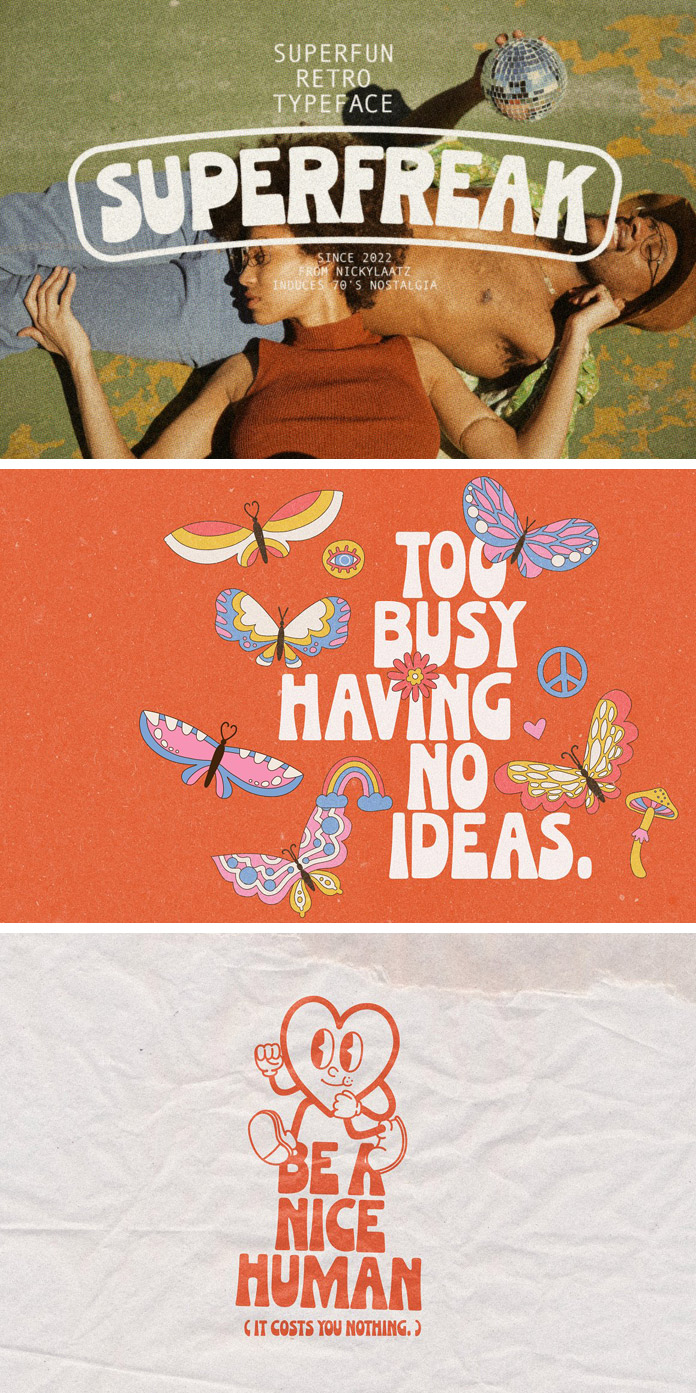 Superfreak Font by Nicky Laatz