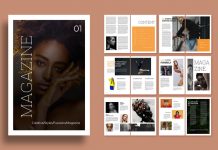 Adobe InDesign Magazine Template Adobe InDesign Magazine Template