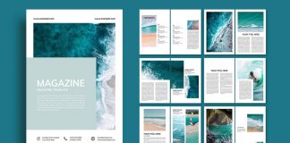 Customizable Magazine Template for Adobe InDesign