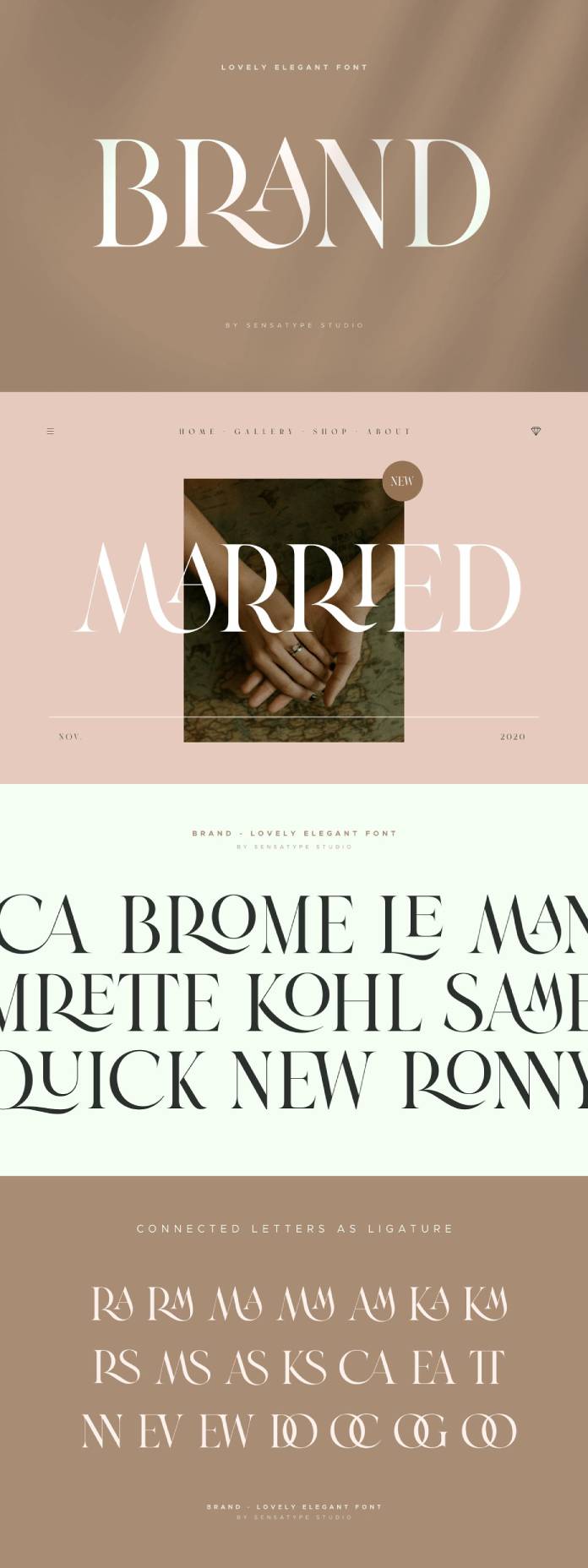 Brand Font by Sensatype