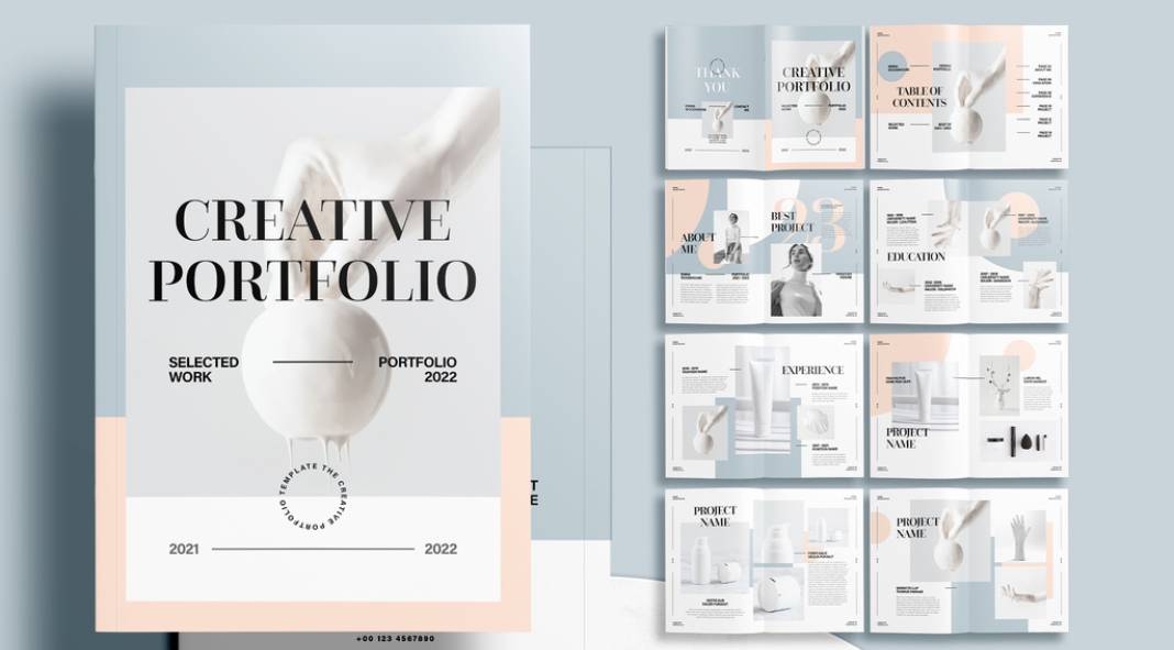 Bright Portfolio Template for Adobe InDesign Bright Portfolio Template for Adobe InDesign