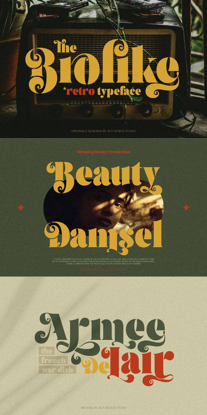 Brolike Font by alit design