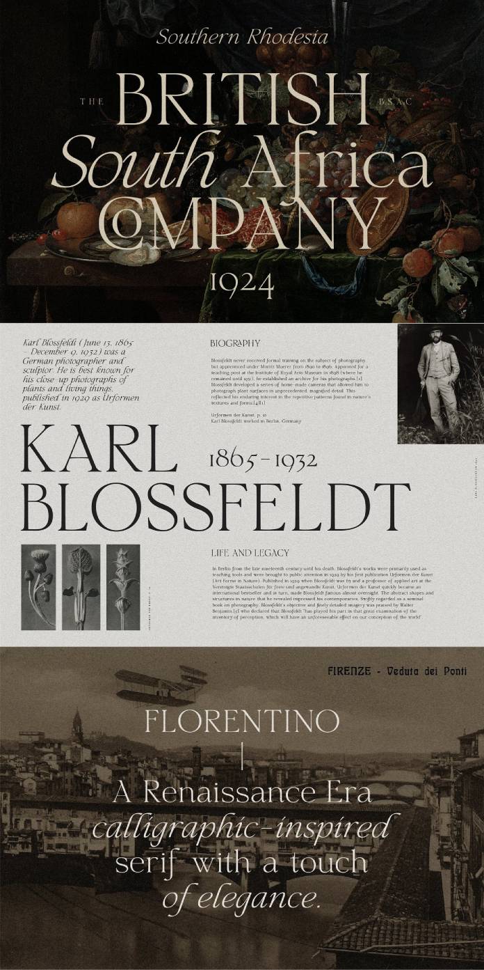 Florentino Font by Harmonais Visual