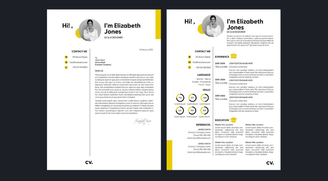 Professional Curriculum Vitae Template for Adobe InDesign