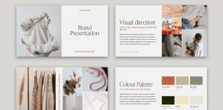 Simple Brand Guidelines Presentation Template for Adobe InDesign