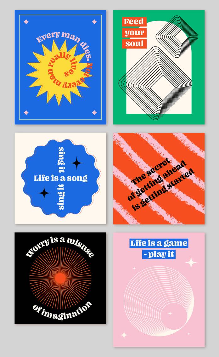 Striking Instagram Post Template Collection