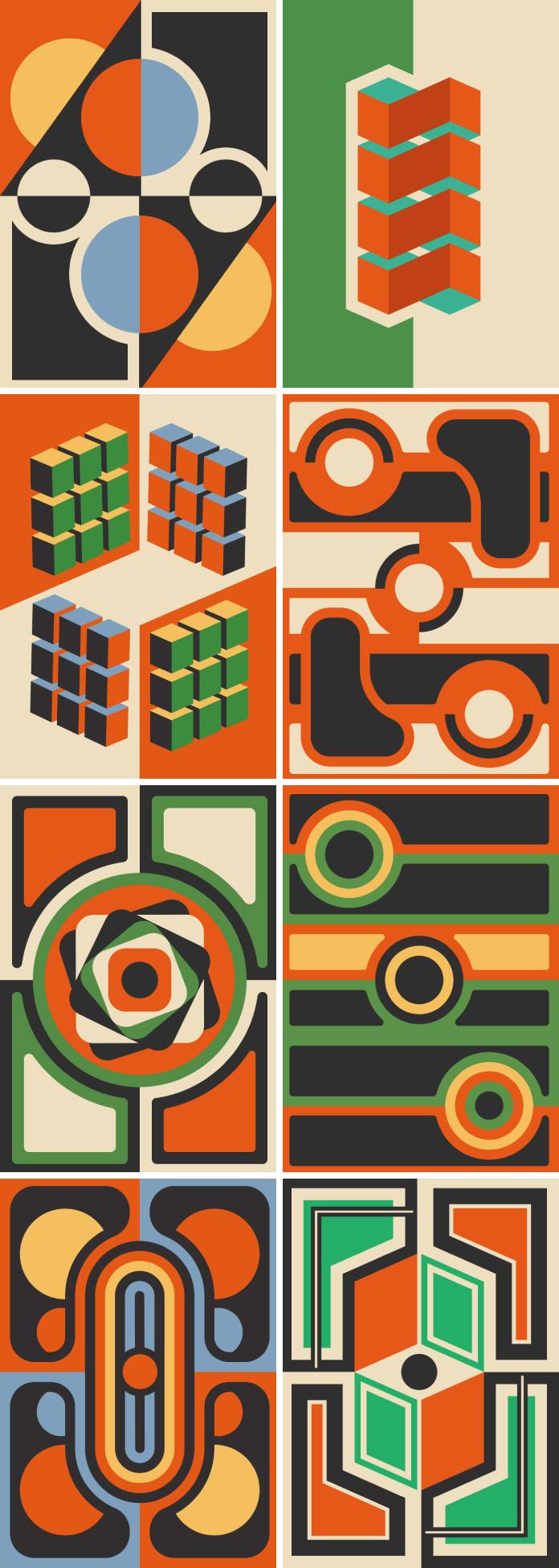 Structures poster series by Taras L