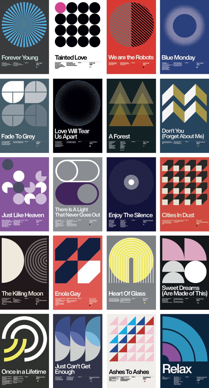 New Wave Poster Collection by David Vineïs