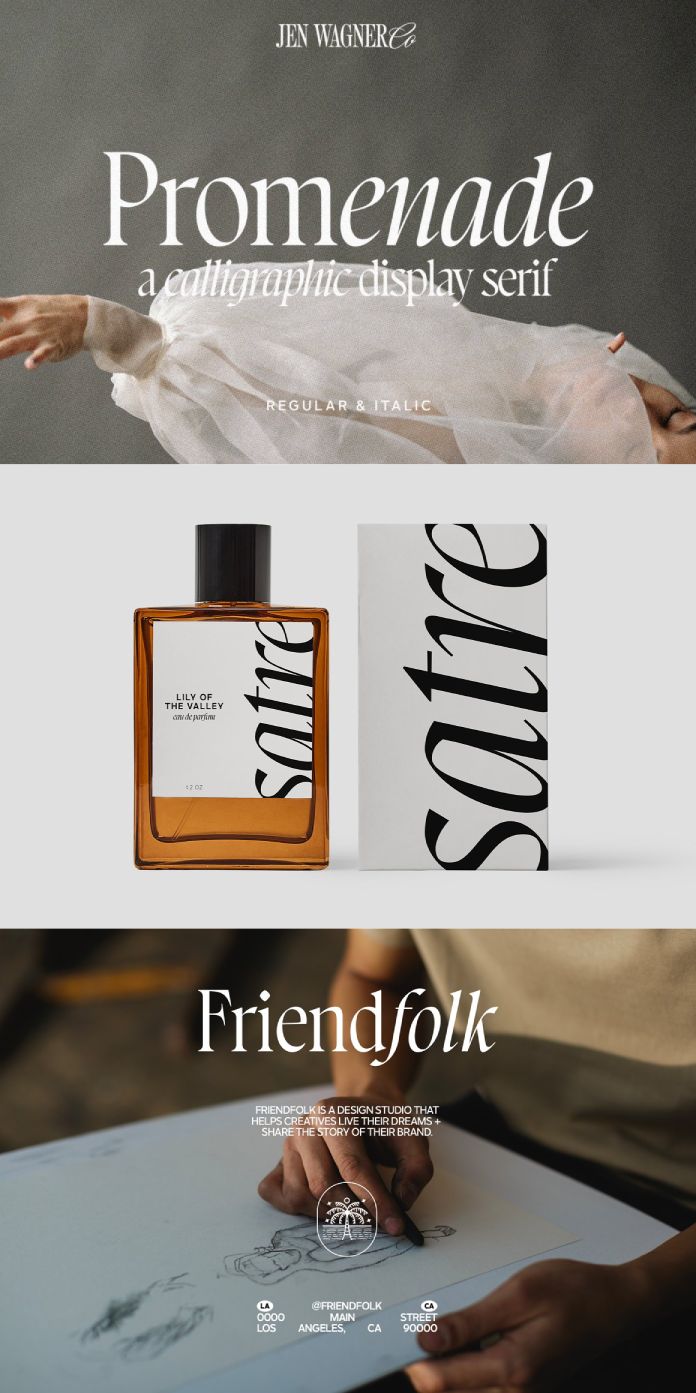 Promenade Font by Jen Wagner Co.