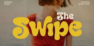 Swipe - Seventies Retro Typeface by Dharmas Studio
