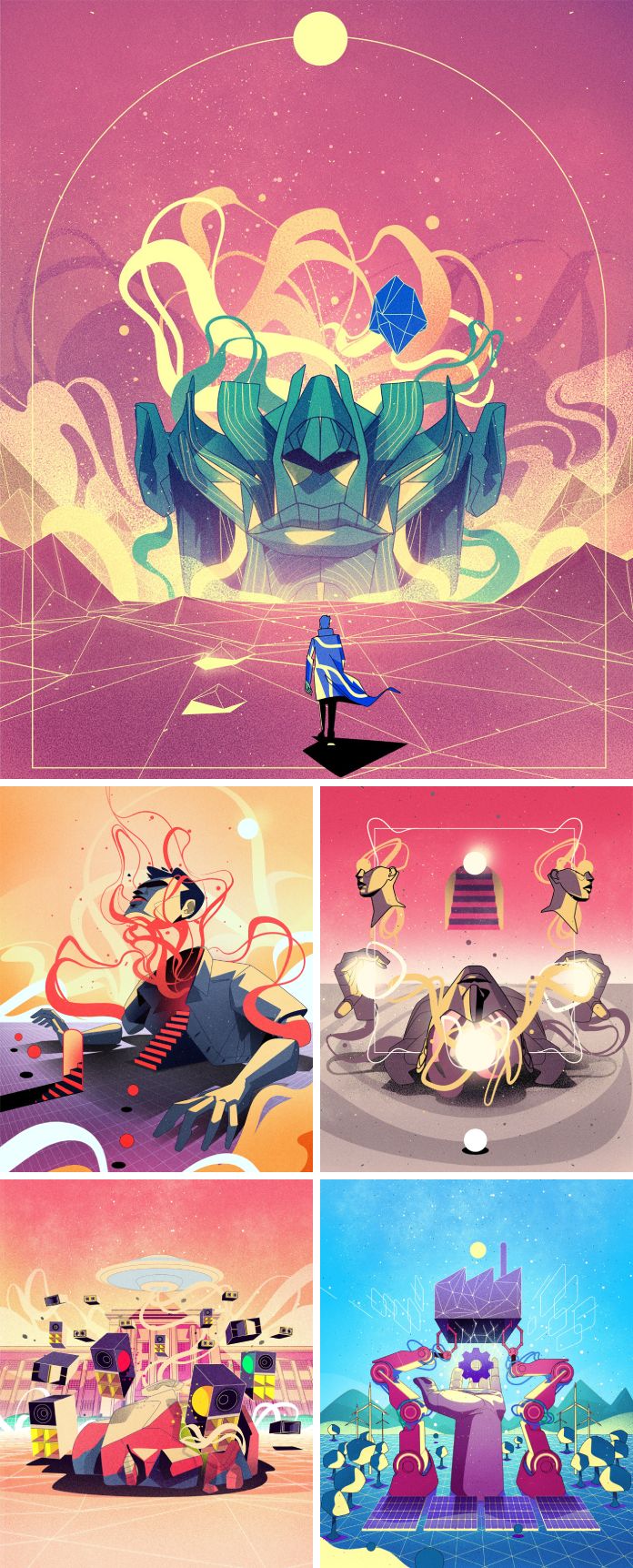 Various Illustrations by Denis Freitas from 2022 – 2023
