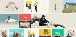 Artistic digital collages for free download