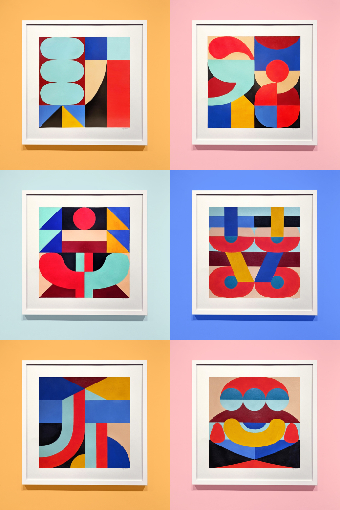 Geometric Characters by Cynthia Mak