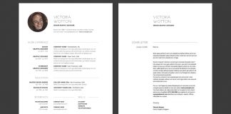 Modern Minimalist Resume and Cover Template for Adobe InDesign Modern & Minimalist Resume and Cover Letter Template for Adobe InDesign